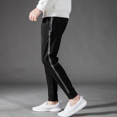 【服饰鞋包】冬季新款原创男装休闲裤男加绒加厚男裤修身束脚 商品图2
