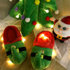 【棉拖鞋】圣诞节亲子家居棉拖鞋秋冬季圣诞情侣厚底木地板室内防滑棉拖 商品缩略图6