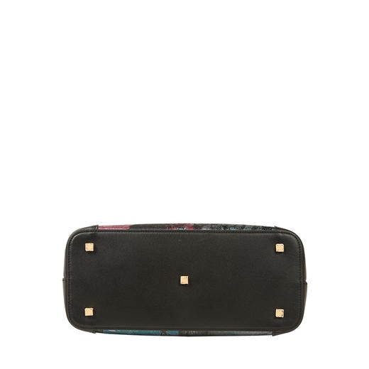 SAINTJOY/上久楷 宋锦女式拎包 蓝紫灰虹涧  BWW18A2001 商品图12