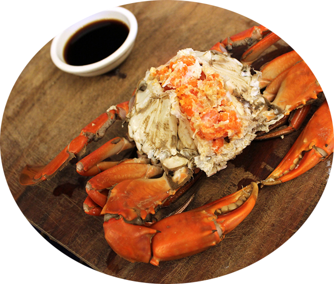 【膏滑肉鲜】正宗台山野生膏蟹 2斤(约3只)珠三角地区包邮