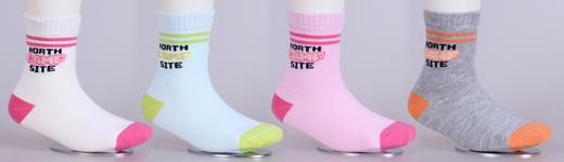 竹纤维印字中童袜4511 商品图0