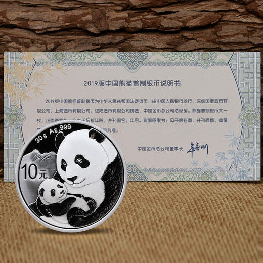 2019年熊猫30克银币 ·中国人民银行发行 商品图3