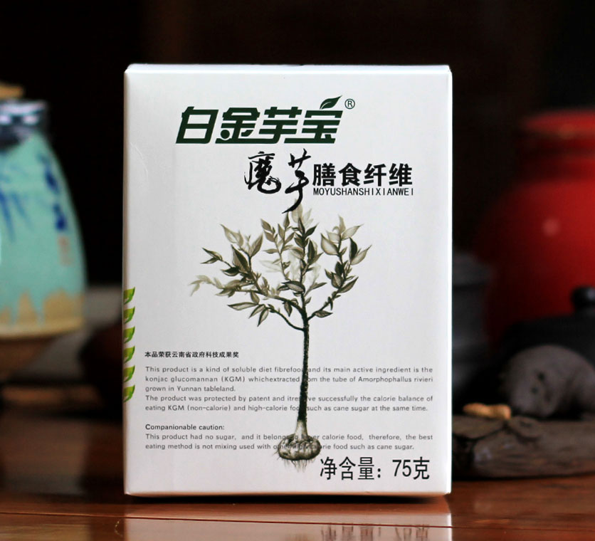 魔芋膳食纤维饱腹代餐粉富源白金芋宝魔芋胶