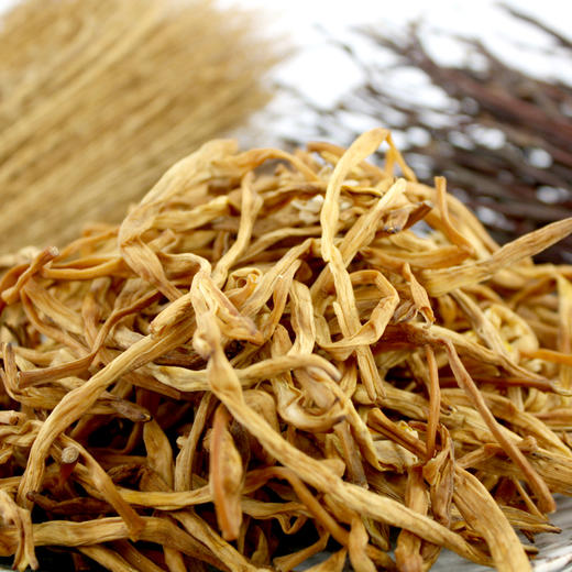 新鲜无硫黄花菜大同火山岩原产【燕之坊】金针黄花菜200g 50g*3易泡肉厚 农家干货 商品图1