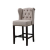 NS家居nsfurniture软包拉点铆钉低吧椅NSBA-4031B*WDS-203 商品缩略图0