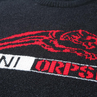 【男士毛衣】秋冬仿貂绒毛衣潮流个性圆领针织衫韩版色织加厚长袖毛衫新款 商品图2