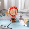 AIT Studio原创手工立体贺卡 3D祝福卡 圣诞热气球旅行 两款可选 商品缩略图0