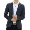 【服饰鞋包】秋季男士休闲西服韩版修身小西装外套男便西潮加绒单西男上衣 商品缩略图0