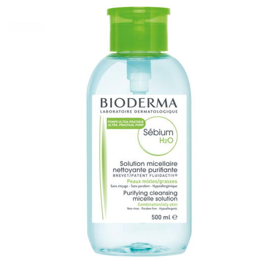 法国Bioderma贝德玛按压卸妆水-500ML （绿色/粉色） 商品图2