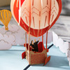 AIT Studio原创手工立体贺卡 3D祝福卡 圣诞热气球旅行 两款可选 商品缩略图5