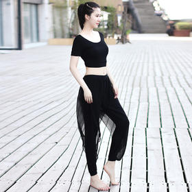 舞韵瑜伽服套装女新款飘逸瑜珈健身服 演出舞蹈服J1012+J2012