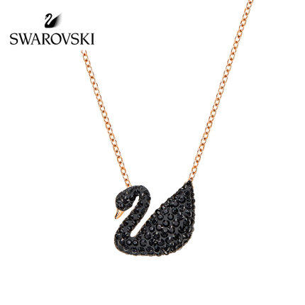 【施华洛】施华洛世奇ICONIC SWAN项链 时尚黑天鹅项链女锁骨链项链 商品图0