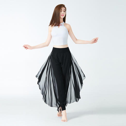 舞韵瑜伽服套装 女新款秋冬菩媞飘逸显瘦健身瑜伽表演出舞蹈服 商品图0