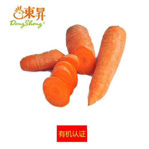 东升农场 有机胡萝卜 红萝卜胡芦菔 广州供港新鲜蔬菜配送 400g 商品图1