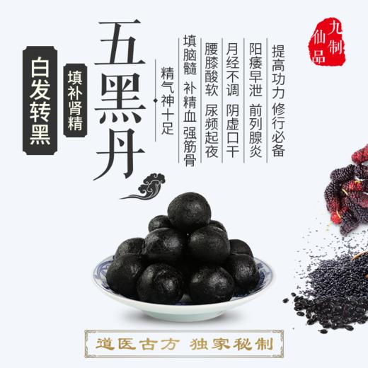 加699会员送九制仙品—五黑丹|填补肾精，白发转黑，腰膝酸软、月经不调，心肾不交 商品图0