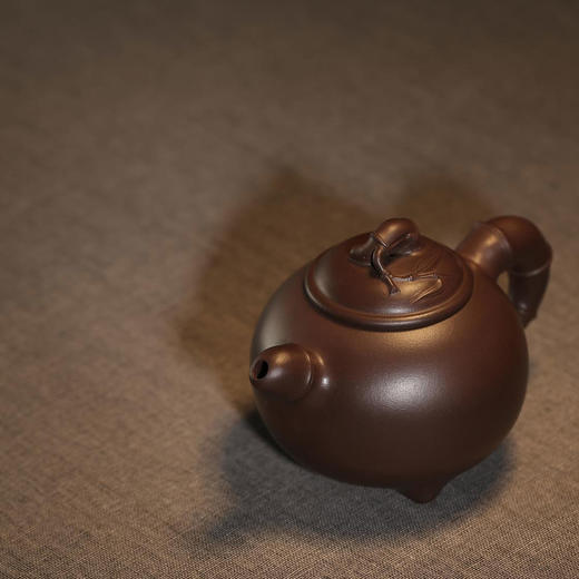 【青山特惠】宜兴原矿  凝翠 紫砂壶 12w拍卖品复刻版（220cc）Z14（不能用券） 商品图2