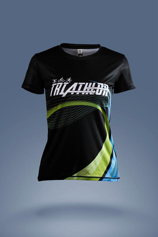 严素跑步TEE,铁人三不,男/女款 特价不退换,轻量 短袖T恤 速干快干 ,严素态度 商品图1