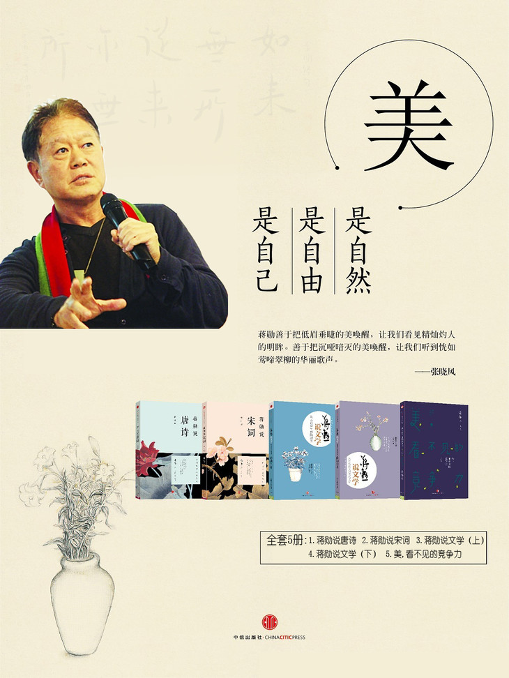 正版独家蒋勋说文学之美套装5本蒋勋说宋词唐诗诗经到陶渊明