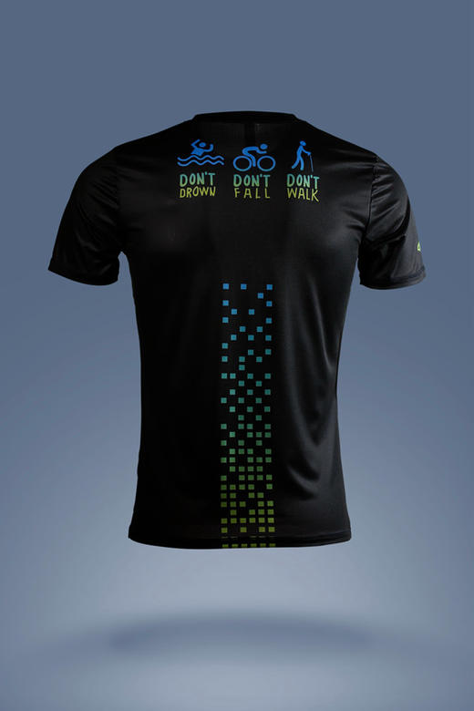 严素跑步TEE,铁人三不,男/女款 特价不退换,轻量 短袖T恤 速干快干 ,严素态度 商品图3