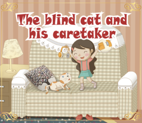 8、The Blind Cat And His Caretaker