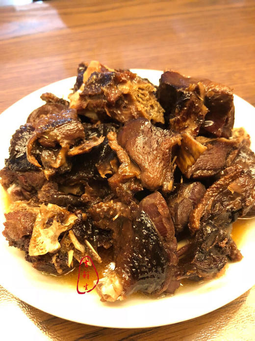 木头鸭子，二十多年老字号，养足三年，成年鸭养到7斤后宰杀，酱晒成3斤多净重 商品图8