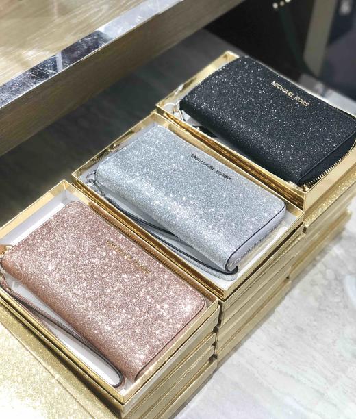 黑五！MK金装中号钱包手机包礼盒 商品图3