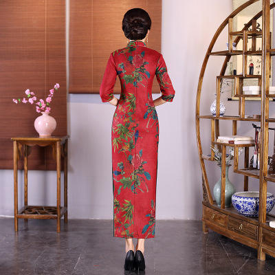 TZM 3762 富贵绒旗袍 商品图2