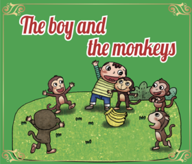 10、The boy and the monkeys