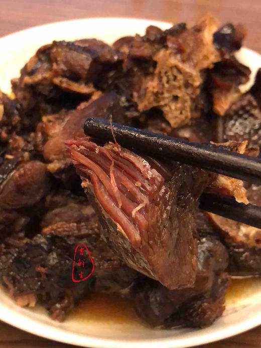 木头鸭子，二十多年老字号，养足三年，成年鸭养到7斤后宰杀，酱晒成3斤多净重 商品图4