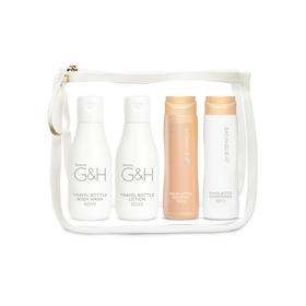 个人护理旅行装（不含产品）内含4个轻巧瓶（2个丝婷瓶50毫升容量、2个雅蜜瓶60毫升容量），可各装放雅蜜或丝婷产品