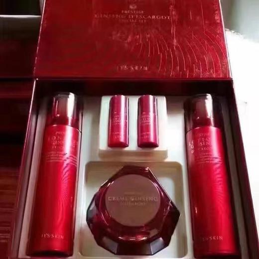 itsskin韩国伊思晶钻蜗牛红参套装清爽型套盒