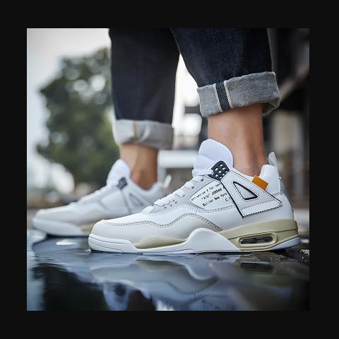 【服饰鞋包】新款运动风单鞋男百搭小白鞋板鞋潮流男鞋时尚休闲男式板鞋 商品图0