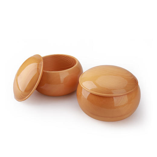 中号新榧云杉围棋罐 商品图1