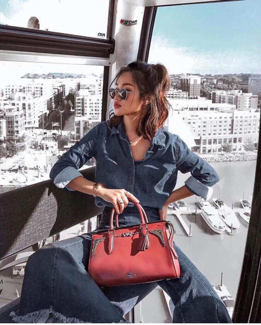 美现！Coach专柜新款selena赛琳娜 绝版水晶蝴蝶结包 商品图0