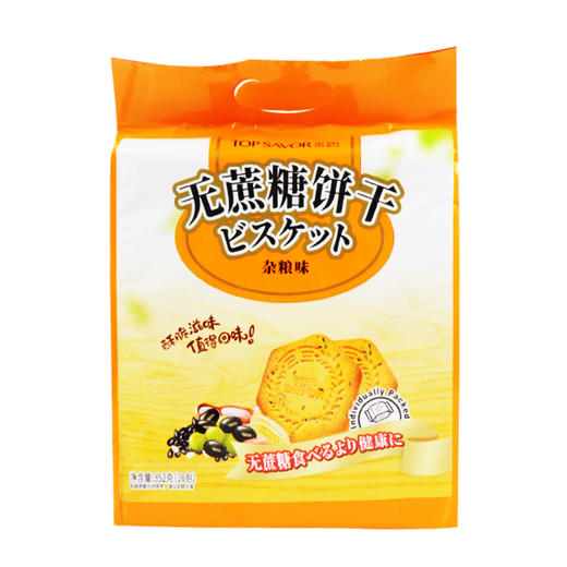 金语无蔗糖饼干杂粮味352g 商品图0