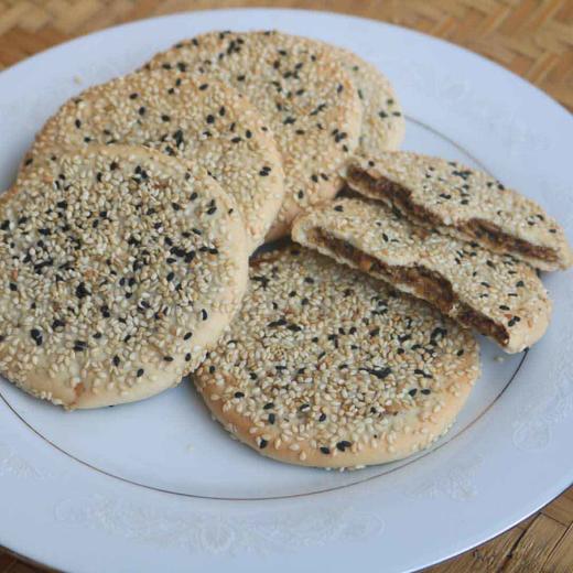 纯手工夏塘麻饼 五仁麻饼 板粟味 香葱味 500g/袋 商品图4