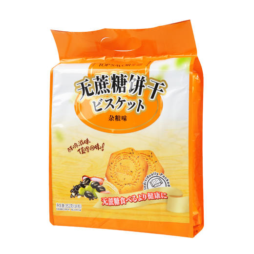 金语无蔗糖饼干杂粮味352g 商品图1