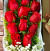 一生的爱	11枝红玫瑰，2只小熊，黄莺满天星搭配（1652） 商品缩略图2