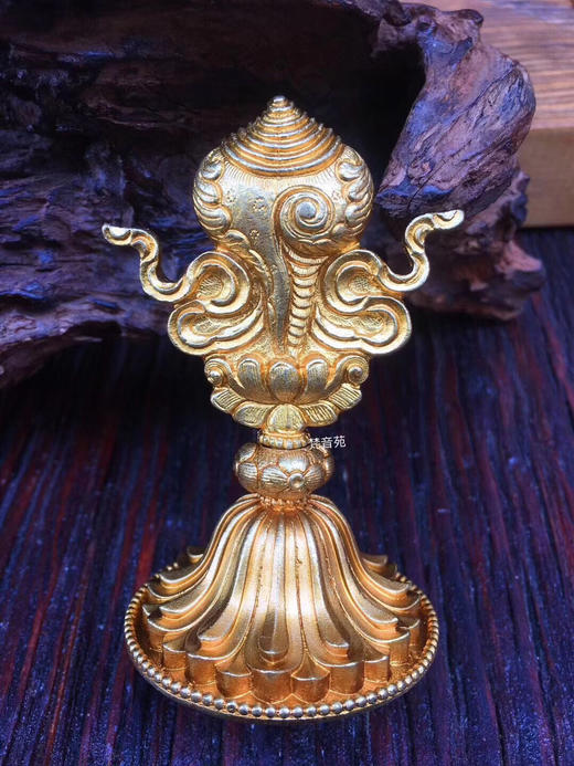 新款精品纯铜八吉祥摆件 小号一套8个黄铜  做工精美 商品图6