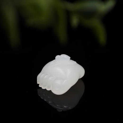 和田玉（羊脂玉）挂件---知己知足 商品图3