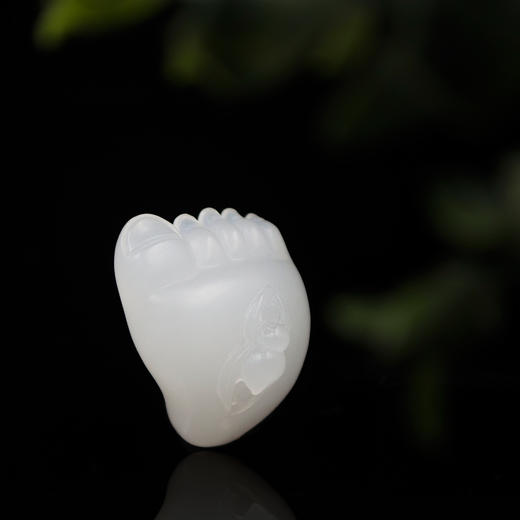 和田玉（羊脂玉）挂件---知己知足 商品图2