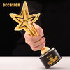 盛典 五角星奖杯定制 奖杯定制创意奖品 个性枫叶纪念品 树脂定制 商品缩略图1