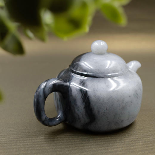 和田玉（青花）玉壶--宫廷壶（宋鸣放）388.07G 商品图6