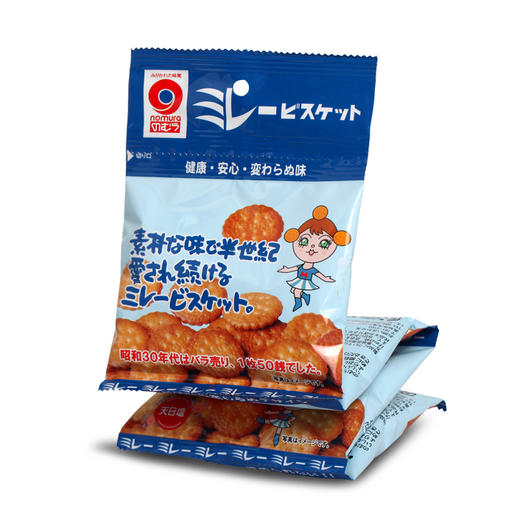 野村米乐原味健康饼干儿童宝宝磨牙饼干零食40g*4包    2024.3.25   日期特价 商品图4