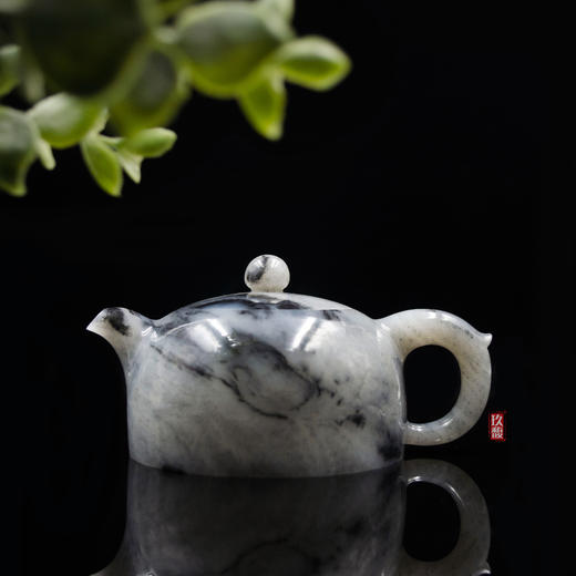 和田玉（青花）玉壶--贵妃壶（宋鸣放6606）229.74G 商品图4