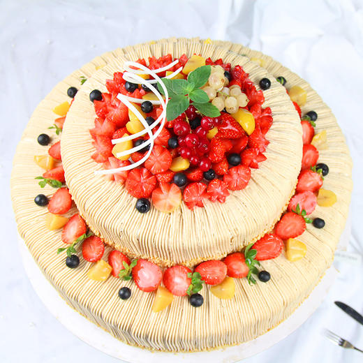 双层栗子蛋糕双层皇家栗子