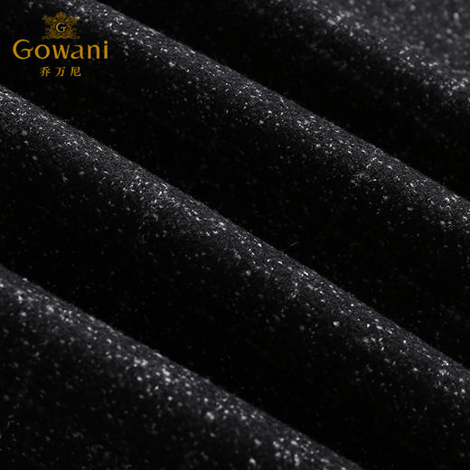 乔万尼阔腿裤女冬季宽松直筒时尚复古格子九分休闲裤厚款EB4F069 商品图3