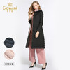 乔万尼冬季修身收腰欧货潮两面穿过膝轻薄羽绒服女长款EB4T073 商品缩略图2
