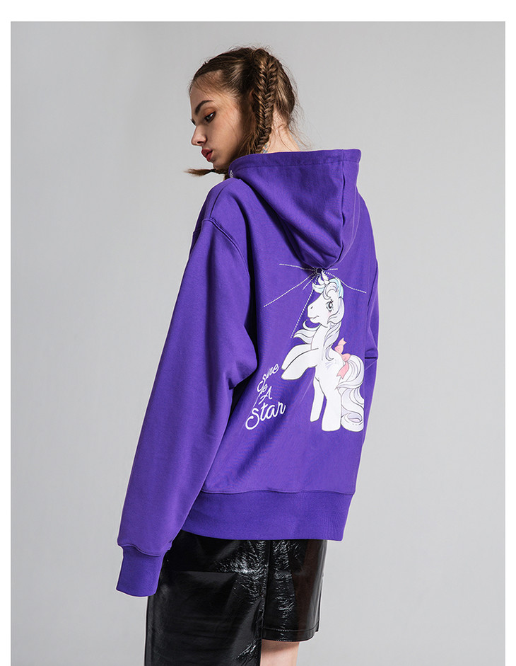 tsmlxlt小马宝莉mylittlepony印花连帽卫衣5系118323250