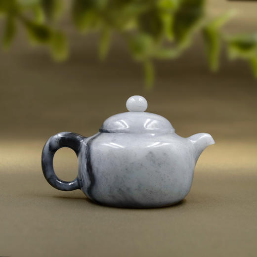 和田玉（青花）玉壶--宫廷壶（宋鸣放）388.07G 商品图4